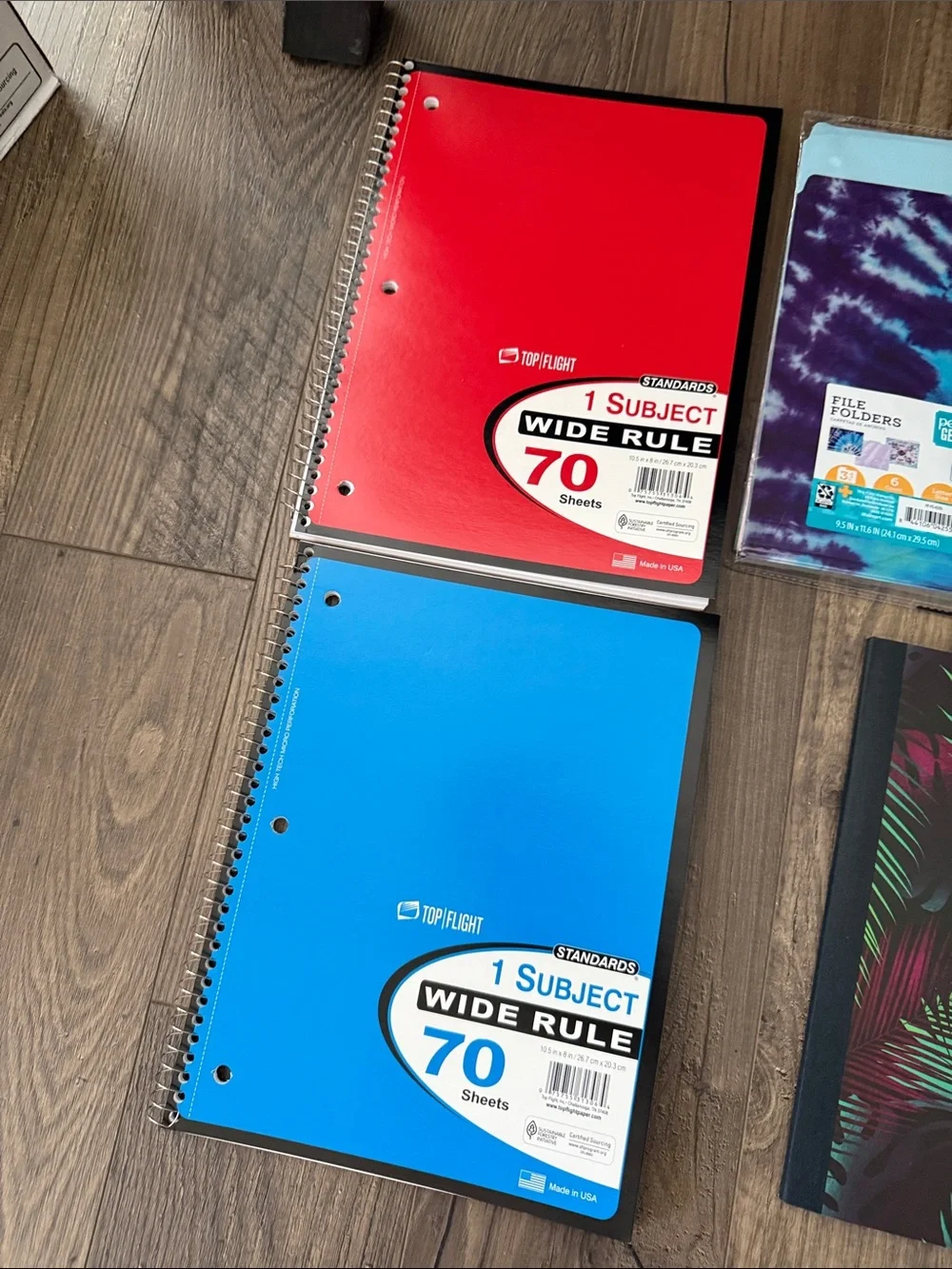 Assorted Color Spiral Notebooks & Folders Pack by Trapper Keeper